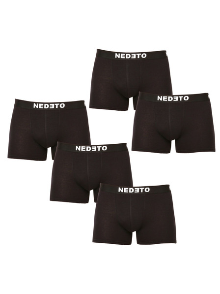 Nedeto Sada pěti - pánské boxerky Nedeto černé