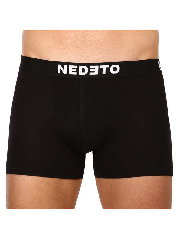Nedeto Sada deseti - (8+2 zdarma) pánské boxerky Nedeto černé