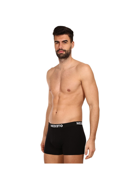Nedeto Sada deseti - (8+2 zdarma) pánské boxerky Nedeto černé