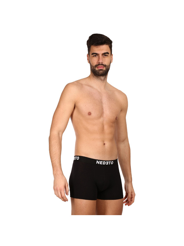 Nedeto Sada deseti - (8+2 zdarma) pánské boxerky Nedeto černé