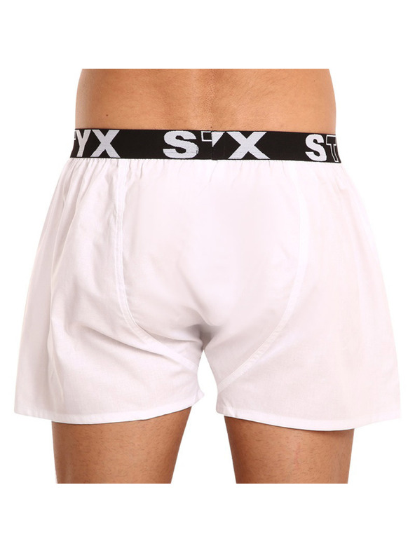 Styx Pánské trenky Styx sportovní guma bílé