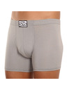 Styx Pánské boxerky Styx long klasická guma světle šedé