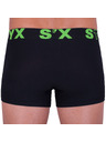 Styx Pánské boxerky Styx sportovní guma nadrozměr černé