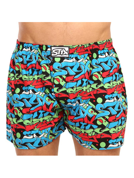 Styx Pánské trenky Styx art klasická guma graffiti