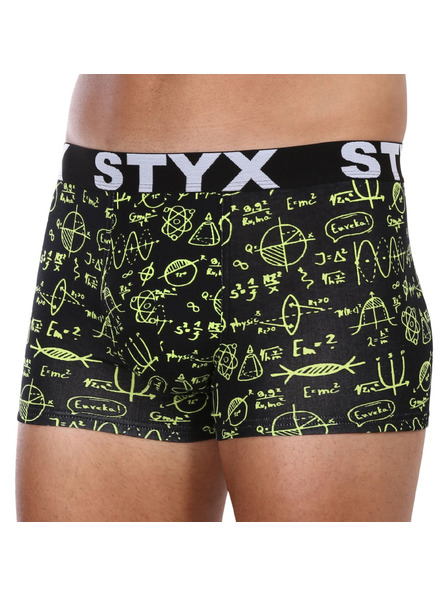 Styx Pánské boxerky Styx art sportovní guma nadrozměr fyzika