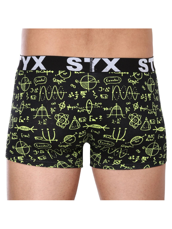 Styx Pánské boxerky Styx art sportovní guma nadrozměr fyzika