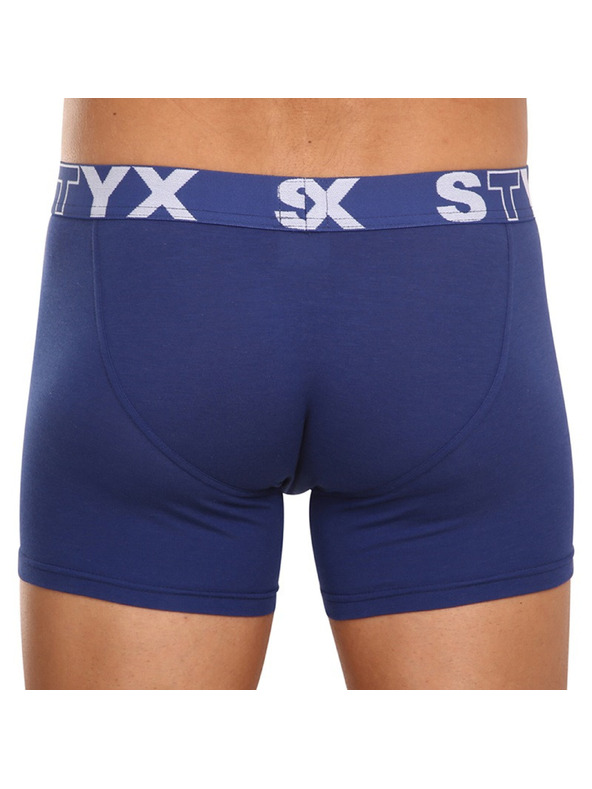 Styx Pánské boxerky Styx long sportovní guma tmavě modré