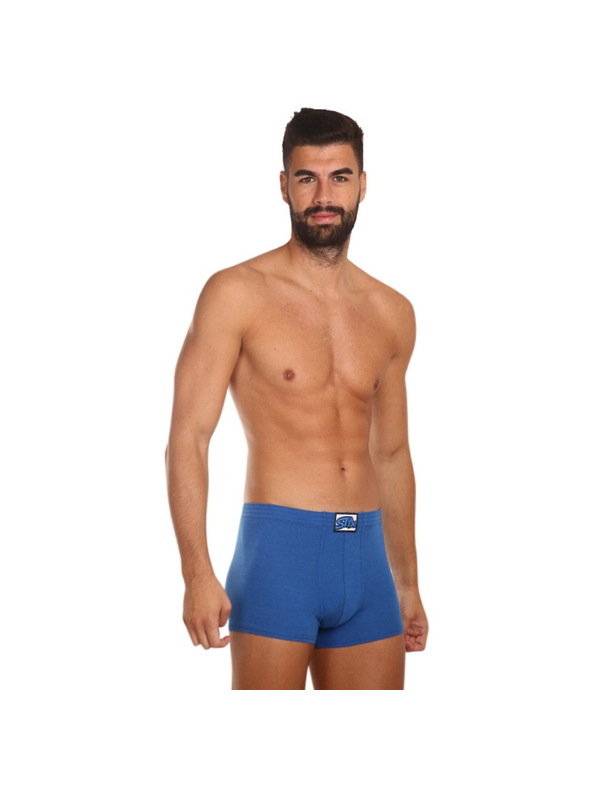 Styx Pánské boxerky Styx klasická guma modré