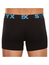 Styx Pánské boxerky Styx long sportovní guma černé