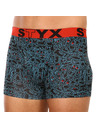 Styx Pánské boxerky Styx long art sportovní guma doodle