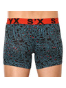Styx Pánské boxerky Styx long art sportovní guma doodle