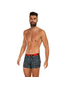 Styx Pánské boxerky Styx long art sportovní guma doodle