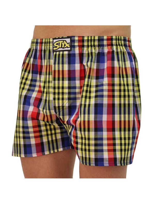 Styx Pánské trenky Styx klasická guma vícebarevné