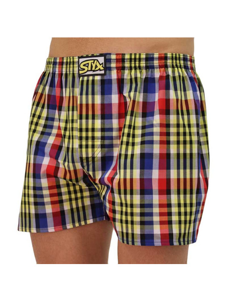 Styx Pánské trenky Styx klasická guma vícebarevné