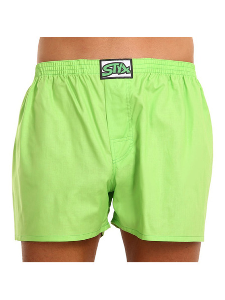 Styx Pánské trenky Styx klasická guma zelené