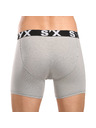 Styx Pánské boxerky Styx long sportovní guma světle šedé