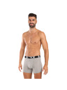 Styx Pánské boxerky Styx long sportovní guma světle šedé