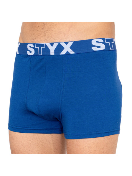 Styx Pánské boxerky Styx sportovní guma nadrozměr tmavě modré