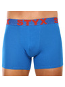 Styx Pánské boxerky Styx long sportovní guma modré
