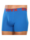 Styx Pánské boxerky Styx long sportovní guma modré