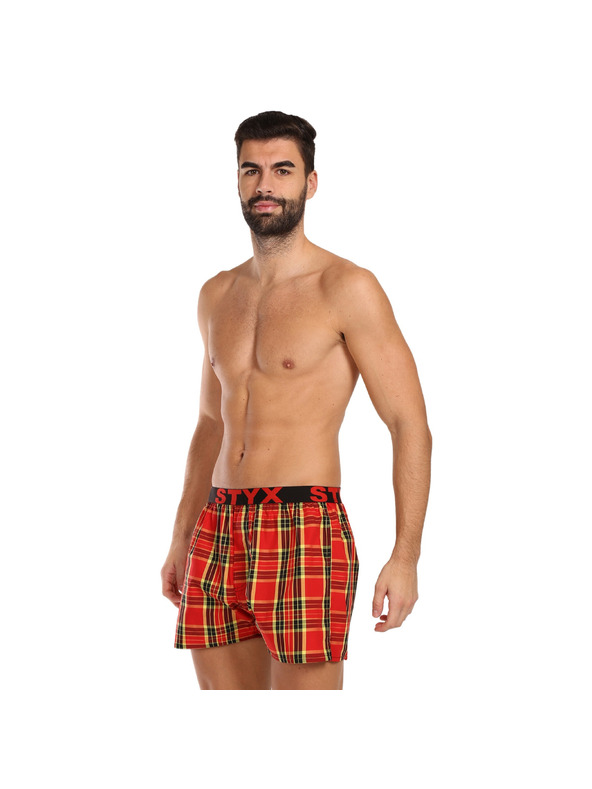 Styx Pánské trenky Styx sportovní guma vícebarevné
