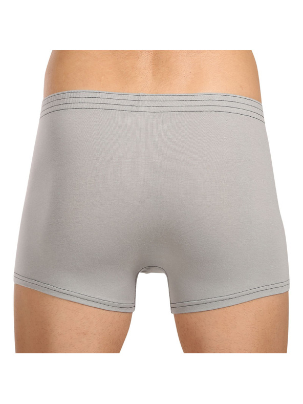 Styx Pánské boxerky Styx klasická guma světle šedé