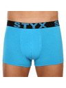 Styx Pánské boxerky Styx sportovní guma světle modré