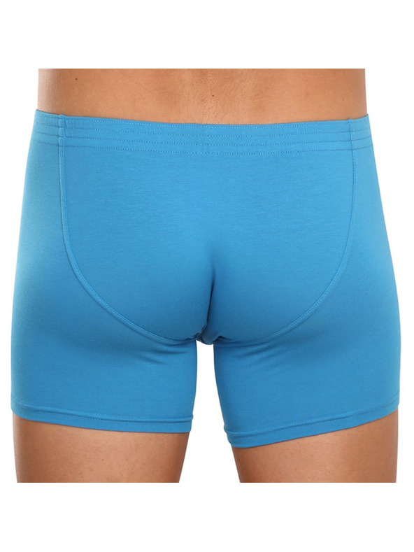 Styx Pánské boxerky Styx long klasická guma modré