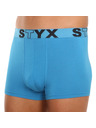 Styx Pánské boxerky Styx sportovní guma světle modré