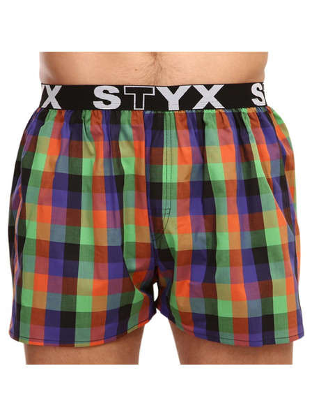 Styx Pánské trenky Styx sportovní guma vícebarevné