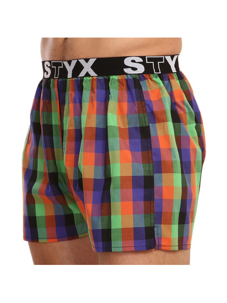Styx Pánské trenky Styx sportovní guma vícebarevné