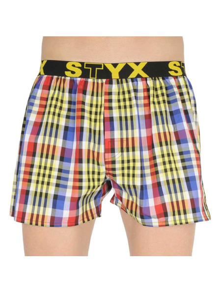 Styx Pánské trenky Styx sportovní guma vícebarevné