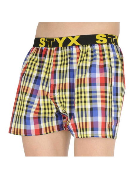 Styx Pánské trenky Styx sportovní guma vícebarevné
