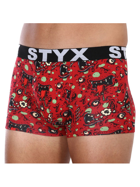 Styx Pánské boxerky Styx art sportovní guma zombie