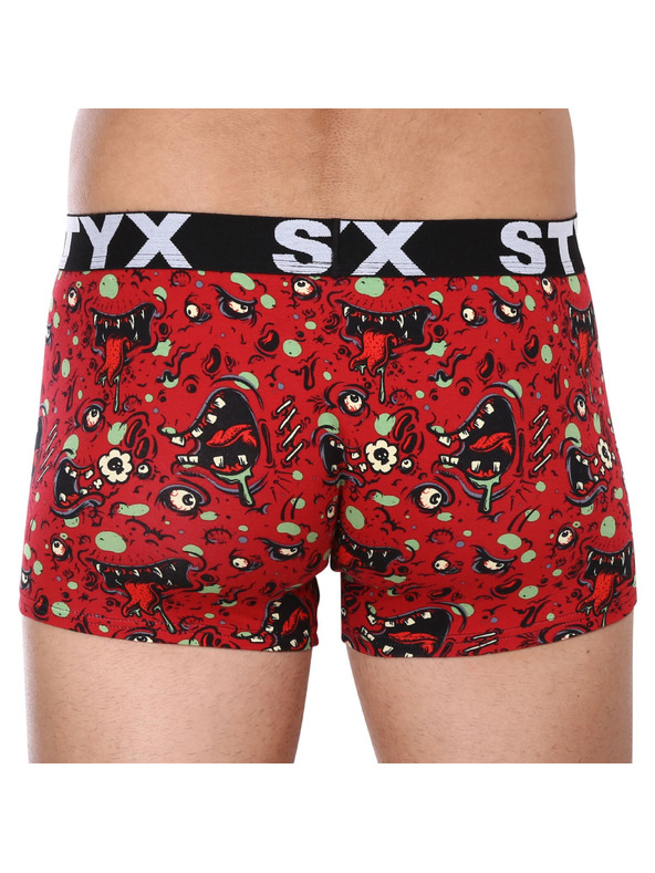Styx Pánské boxerky Styx art sportovní guma zombie