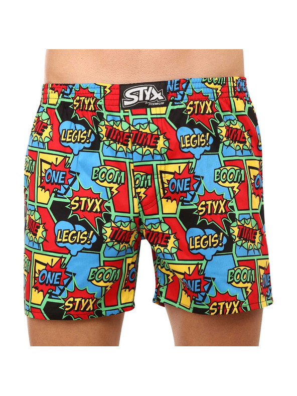Styx Pánské trenky Styx premium art klasická guma boom