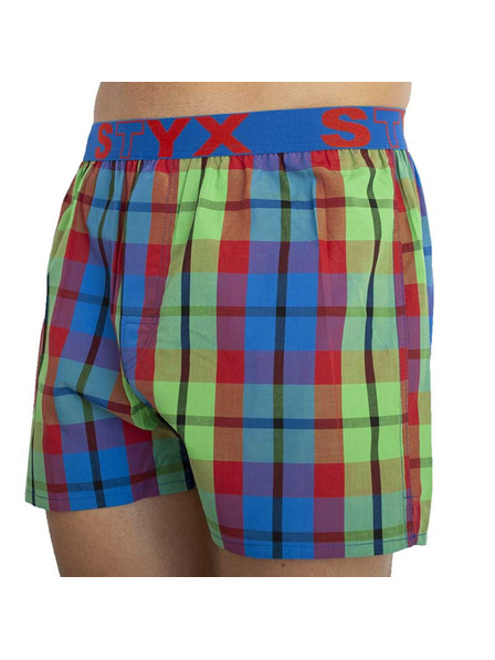 Styx Pánské trenky Styx sportovní guma vícebarevné