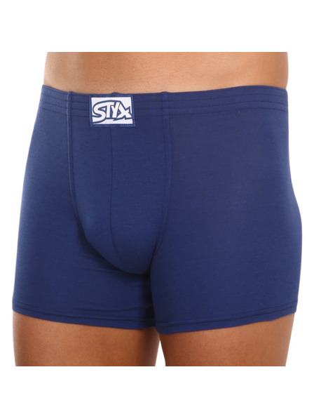 Styx Pánské boxerky Styx long klasická guma modré