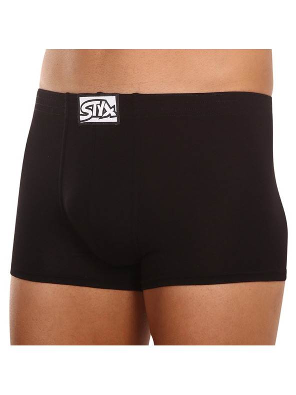 Styx Pánské boxerky Styx klasická guma černé