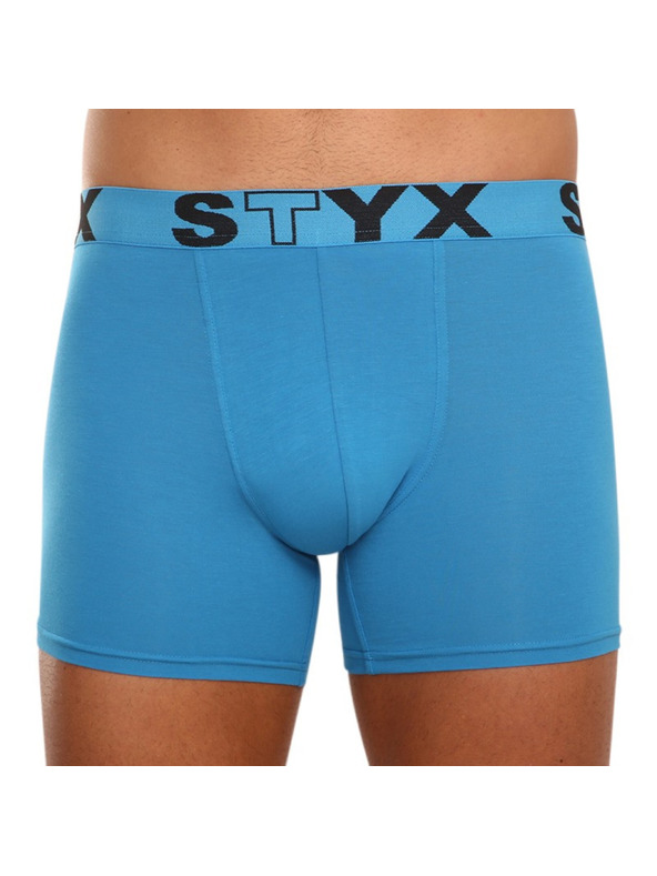 Styx Sada tří - pánské boxerky Styx long sportovní guma vícebarevné