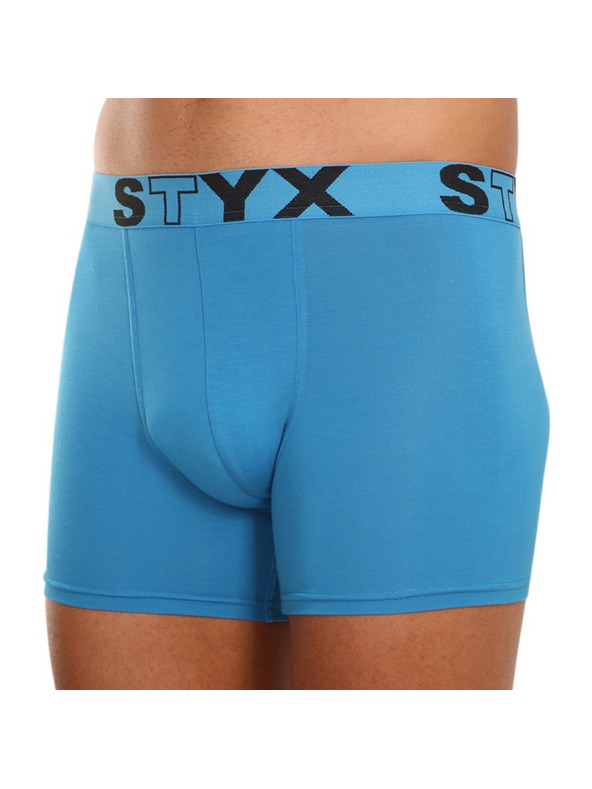 Styx Sada tří - pánské boxerky Styx long sportovní guma vícebarevné