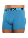 Styx Sada tří - pánské boxerky Styx long sportovní guma vícebarevné