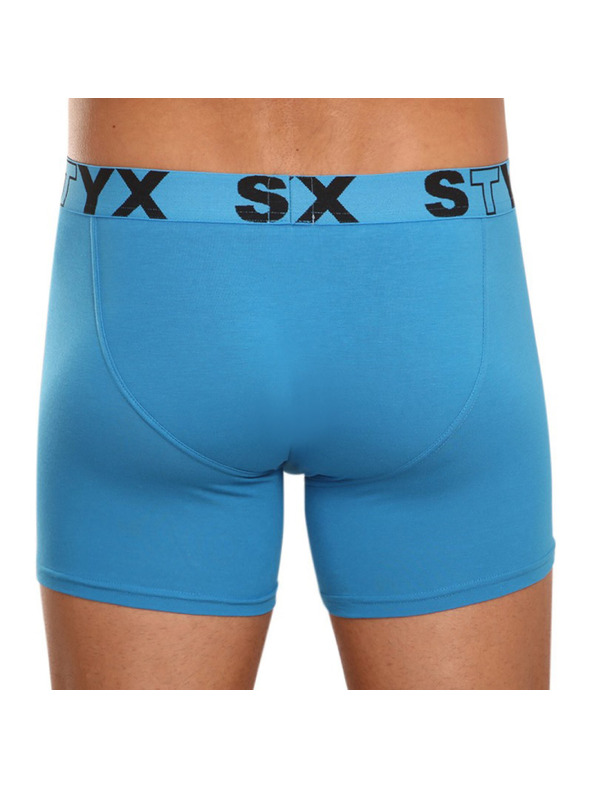 Styx Sada tří - pánské boxerky Styx long sportovní guma vícebarevné