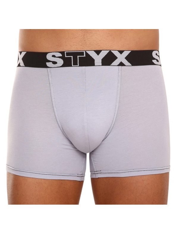Styx Sada tří - pánské boxerky Styx long sportovní guma vícebarevné