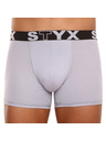 Styx Sada tří - pánské boxerky Styx long sportovní guma vícebarevné