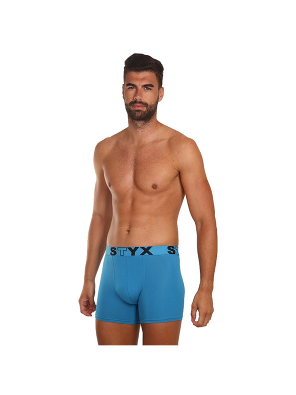 Styx Sada tří - pánské boxerky Styx long sportovní guma vícebarevné