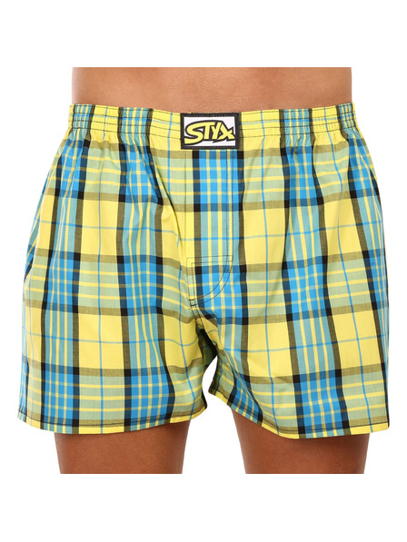 Styx Pánské trenky Styx klasická guma nadrozměr vícebarevné