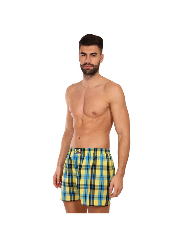 Styx Pánské trenky Styx klasická guma vícebarevné