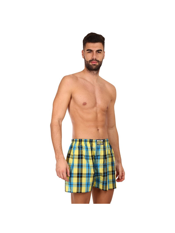 Styx Pánské trenky Styx klasická guma vícebarevné