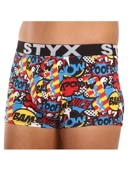 Styx Pánské boxerky Styx art sportovní guma nadrozměr poof